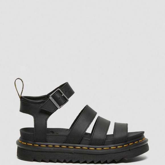 Dr Martens Blaire Hydro Leather Strap Sandals - Picture 2 of 6